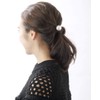 VingTAINE H7161 Single Grain Pearl Hair Cuff (M) Pony Hook