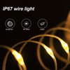 Camping String Lights 32.8ft 2 in 1 Rechargeable IP67 Waterproof