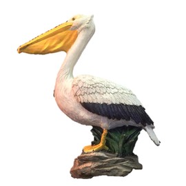 homestyles Classic Beautiful Large Natural Finish Pelican Shorebird Garden Pond Beach Pool Statue Figurine