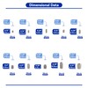 200Pcs Set Screw Assortment Kit, Stainless Steel Hex Allen Head