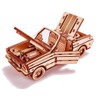 Wood Trick 3D Mechanical Model Kit Cabriolet Car Wooden Puzzle,