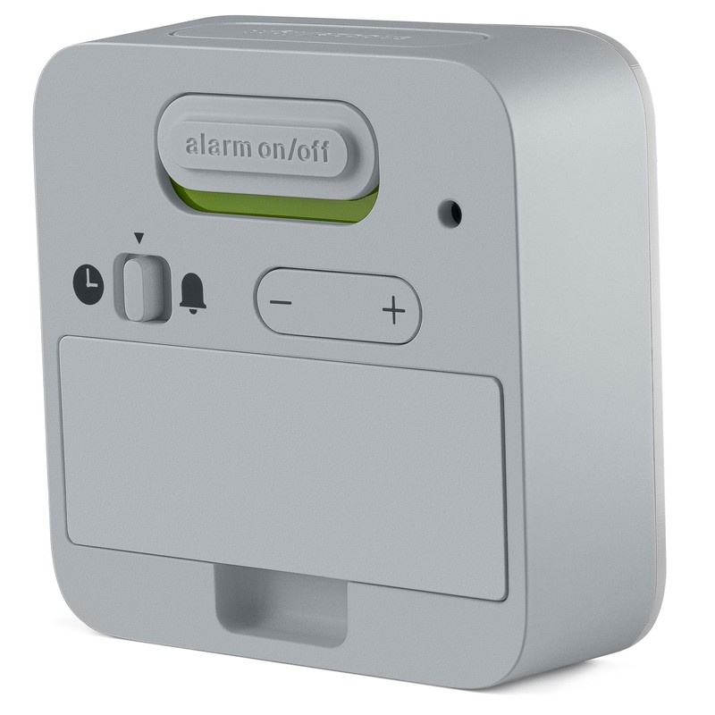 Braun Digital Travel Alarm Clock with Snooze, Compact Size, Negative