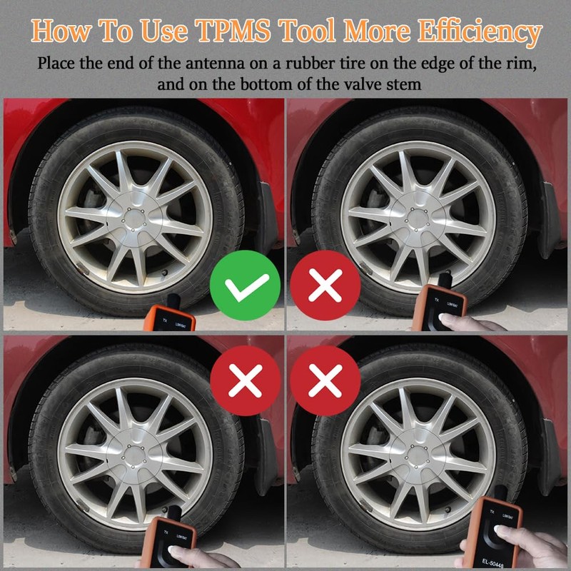 Mearo TPMS Relearn Tool, TPMS Programming Tool, EL-50448 Tire Sensor