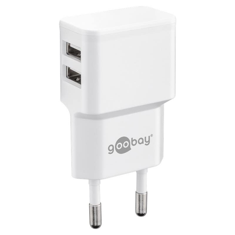 goobay Charger USB-C Dual Charging Set 2.4 A