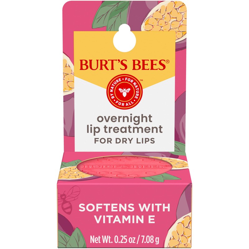 Burt's Bees Overnight Lip Sleeping Mask, 0.25 oz - Moisturizing,