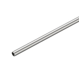 uxcell 304 Stainless Steel Tube, OD 5mm x 0.5mm Wall Thick 400mm Length Capillary Metal Tubing for Industry Machinery