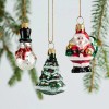 Sur la Table SET of 3~NEW in Box~SANTA~Tree~SNOWMAN Christmas Ornament~Handcrafted