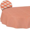 Fabric Tablecloth Washable Table Linen Tablecloth Cotton Polyester Vichy Red