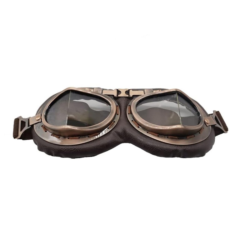 [ZCJSZP] New Retro Goggles Vintage Pilot Goggles Protective Gear Glasses