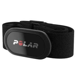 Polar H10 Heart Rate Sensor Unisex ANT+ Bluetooth ECG Waterproof Heart Rate Sensor with Chest Strap, black, M-XXL