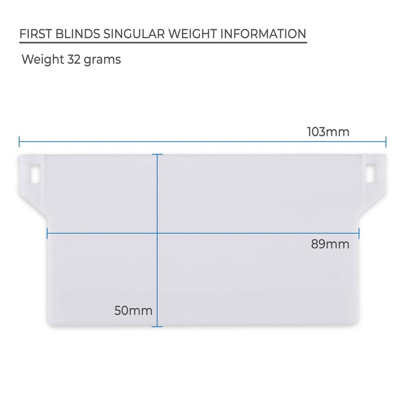 Vertical Blind Weights and Chains For 89mm (3.5") - Replacement