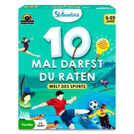 Skillmatics Card Game – 10 Times You Can Guess World of Sports, Gifts for Children from 6 Years, Great Fun for Travel, Holidays and Game Evenings with the Family
