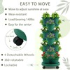 Umigy 2 Set Dark Green 7 Tier Stackable Vertical Planters