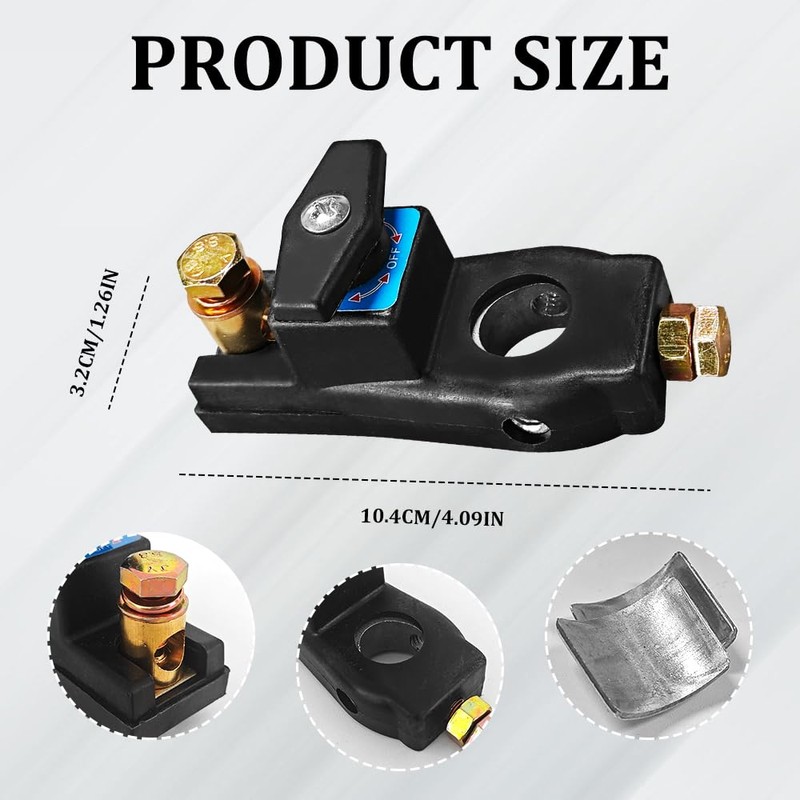 QZTYTY Battery Disconnect Switch, Battery Cut Off Switch 12V, High