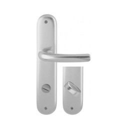 Hoppe Tôkyô 1710/273P Double-Sided Bathroom Door Handle and Lock Set Aluminium