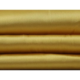 Golden Yellow Viscose Modal Satin Weave Fabric ~ 44" Wide.(110)