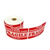 3x5 1" Core Fragile Labels- 500 Labels per roll- Labeling,