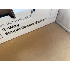 Deako (10 PACK) Deako 3-Way Single Pole Simple Rocker Switch Model DS2017 White (NEW)