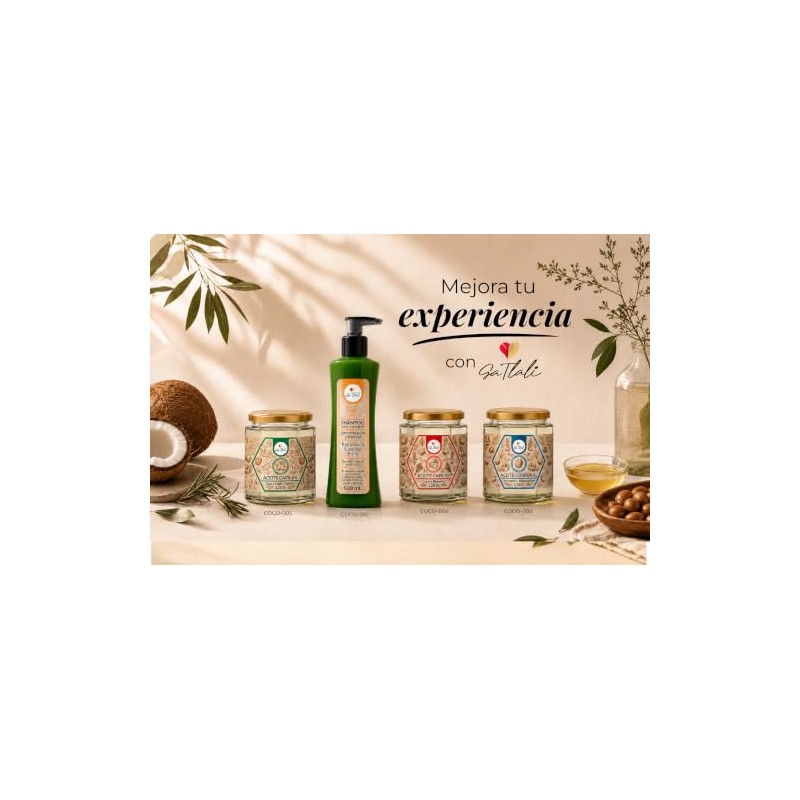 Aceite Capilar - Brillo - Hidratación - Suavidad - Coco