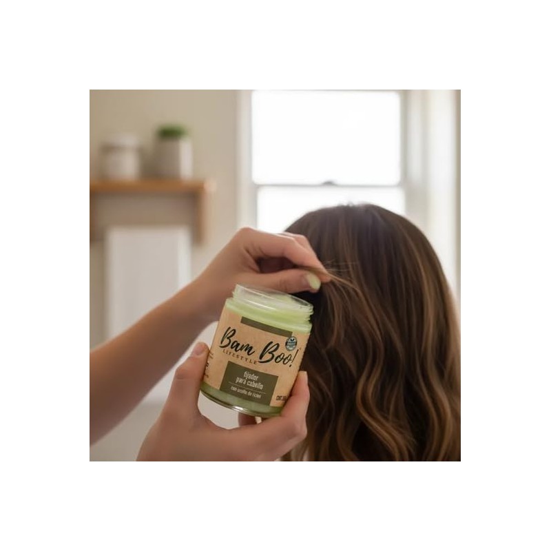 Fijador en Gel Natural Ricino Para Cabello 253 g Bam