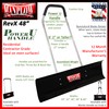 MANPLOW RevolutionX Snow Pushers and Shovels (Power U Handle, 48")