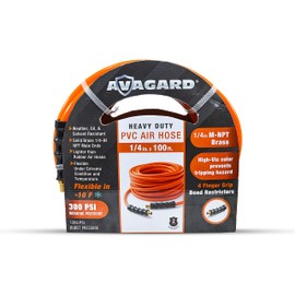 BluBird PV14100 1/4" x 100' PVC Air Hose 300 PSI