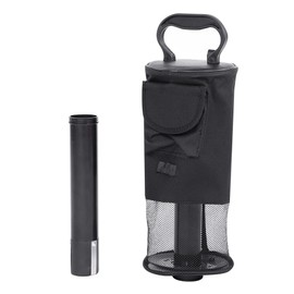 Portable Golf Ball Picker Pick ups Retrievers Pocket Storage Bag Scooping Device Black