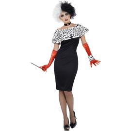 Smiffys Evil Madame Costume, Black, M - UK 12-14