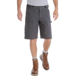 Carhartt Men's Rugged Flex Relaxed Fit Canvas Utility Work Short, Shadow, 36W