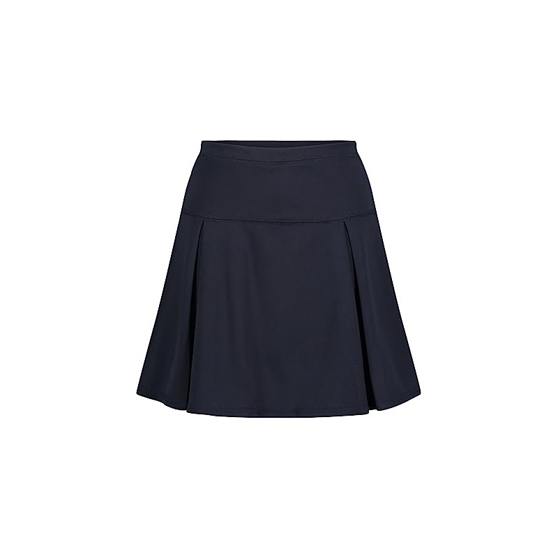 Izod Girls' School Uniform Pull-on Scooter Skirt with Undershorts, Knit