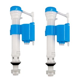 2Pcs Toilet Cistern Flush Parts, High Pressure Cistern Fill Valve, Toilet Flush System Replacement, Universal Toilet Tank Inlet Valve for Home Maintenance and Water-Saving Upgrades