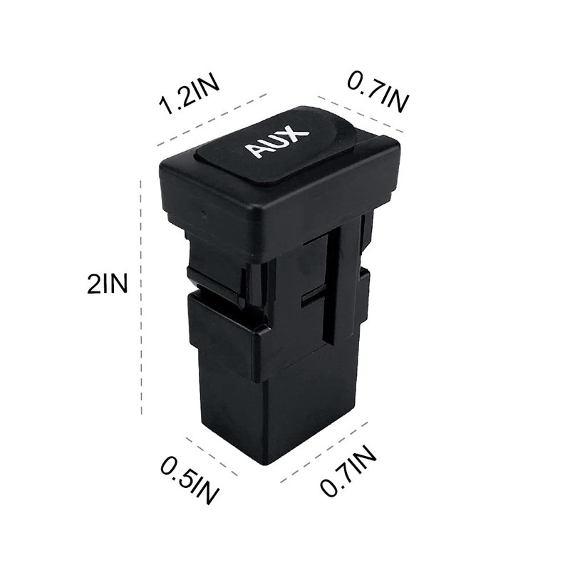 RLP Auxiliary Input Jack Aux Port Audio Adapter Compatible with