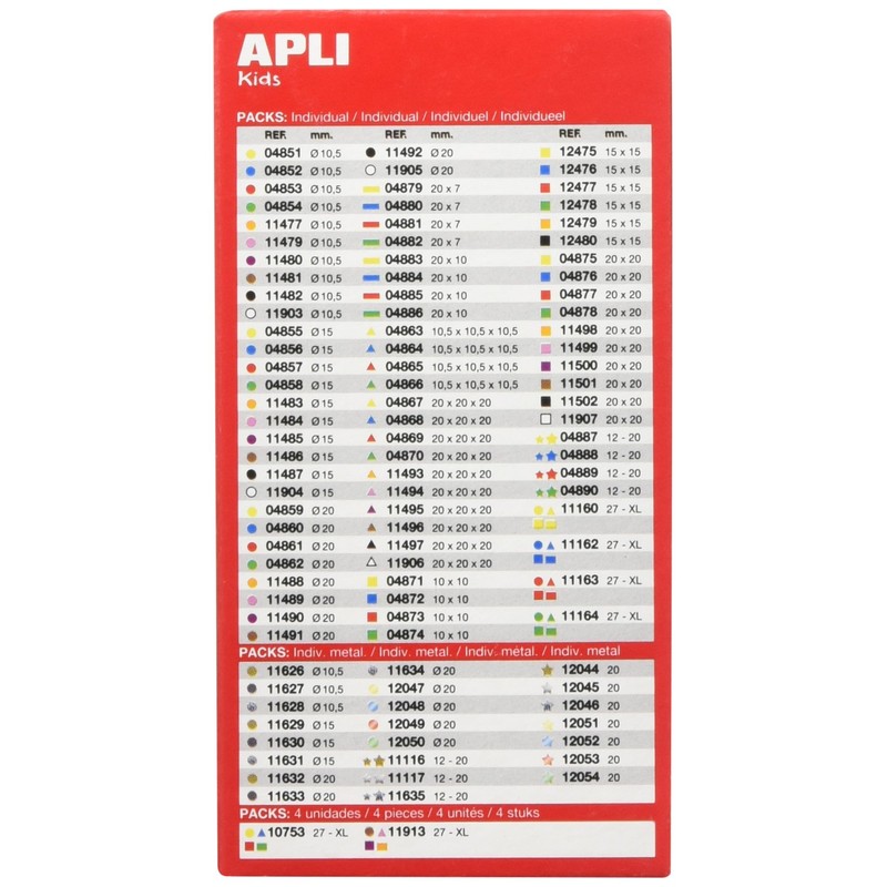 Apli 4859 Kids Creative Sticker,Yellow Circles