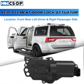 4PCS Front Rear Left & Right Side Power Door Lock Actuators Fit for Ford F150 F250 F350 F450 F550 Excursion Expedition Mustang Ranger Lincoln Mercury Mazda Replaces 6L3Z-25218A-43AA, 6L3Z-25218A-42AA