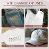 Water Soluble Embroidery Patterns,Stick and Stitch Embroidery Paper Wash Away,6Pcs