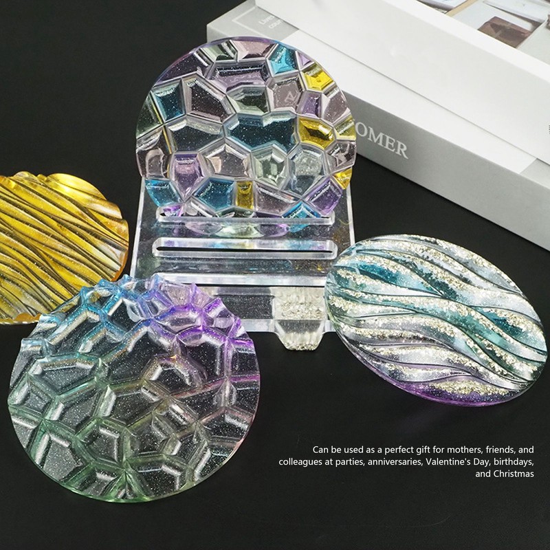 Silicone Mold Unique 3D Wavy Design Exquisite Beautiful Durable Reusable