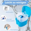 Denture Box Cleaning Set with Denture Brush, Denture Box Prosthesis