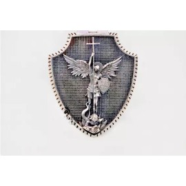 Fashion Jewelry ANGEL PRAY FAITH PROTECT BLESS ST MICHAEL PROTECTION Charm 925 Silver 28" Chain