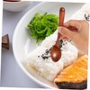 BIUDECO Wooden Tableware Set with Tie Wire Chopsticks Spoon Fork