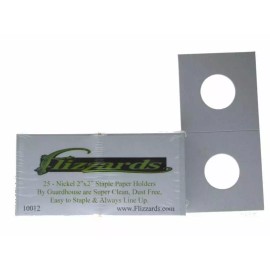 Unbranded Guardhouse 2x2, Nickel Staple Paper Holder, 25 pack