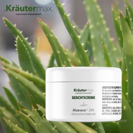 Aloe Vera Face Cream Natural Cosmetics Face Cream Face Care with Aloevera Gel 1 x 100 ml