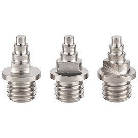 Laufstoff Spikes for Athletics Replacement Spikes Spike Nails Christmas Tree Cylinder Shape for Tartan Hybrid Plastic Track Restricted DLV Oil Compliant (7 mm Pack of 14)