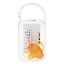 Natural Rubber Soothers Soother Rounded - 0-3 Months, 2 Pack