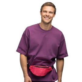 Boland - Retro Neon Fanny Pack Bag for 90s Theme Party, Bum Bag Ideal for Festival, Costumes and Everyday Use