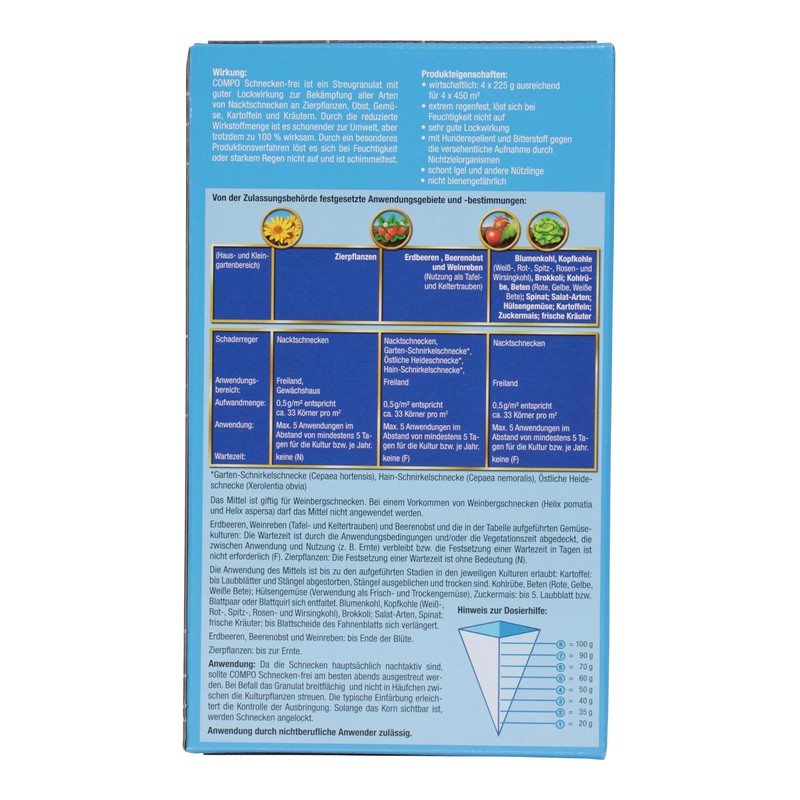 COMPO Snail Free – Snail Grain – Rainproof – Spreading