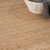 Nourison Natural Jute Solid Natural 5' x 7' Area -rug,