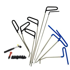 SOTRLO Paintless Dent Repair Rods Kit Hail Damage Repair Dent Removal Kit Dent Puller with Hammer and Tap Down