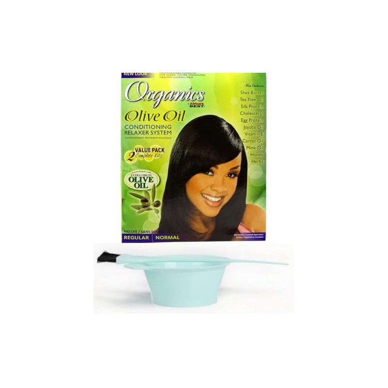 MURPHY'S BRUSH AND JAR WITH Africa Best Olive Oil Relaxer