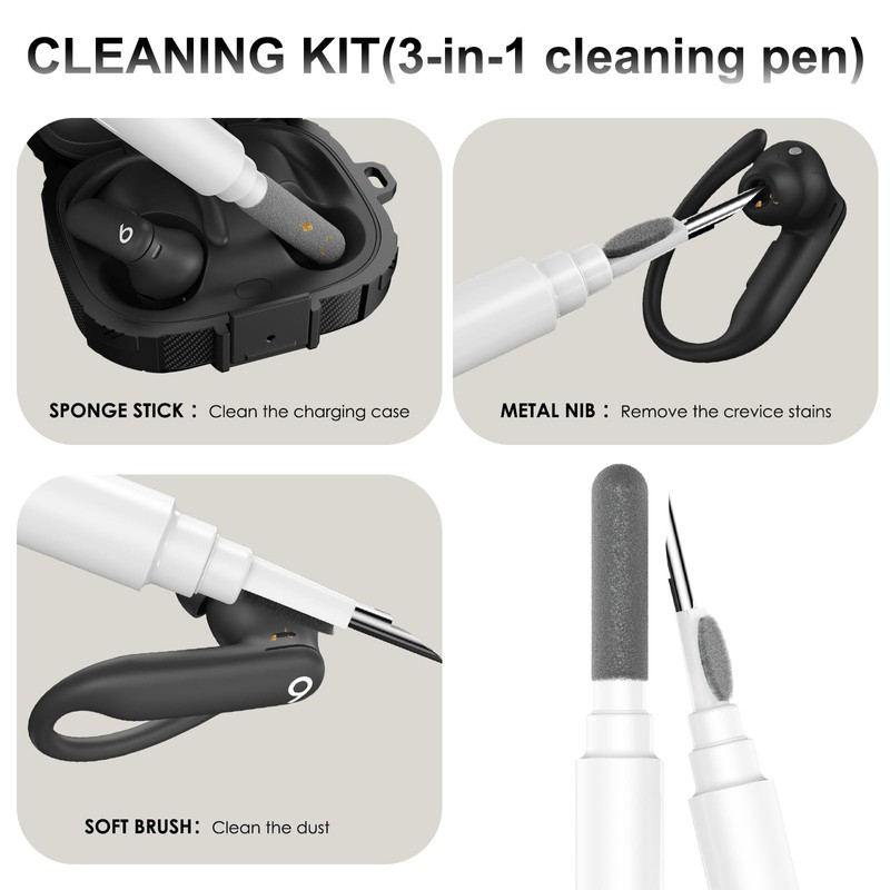 LDSXAY Compatible with Beats Powerbeats Pro 2 Case Cover, Soft