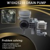 WPW10605427 Washer Water Pump For Whirlpool WFW9290FC0 WFW86HEBW2 WFW61HEBW1